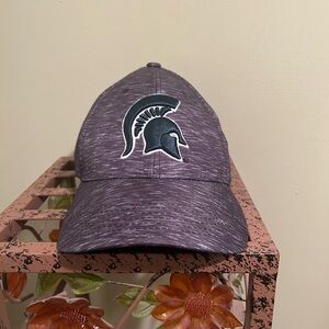 Michigan State MSU Spartans Captivating Hat Velcro Adjustable Sparty One Size